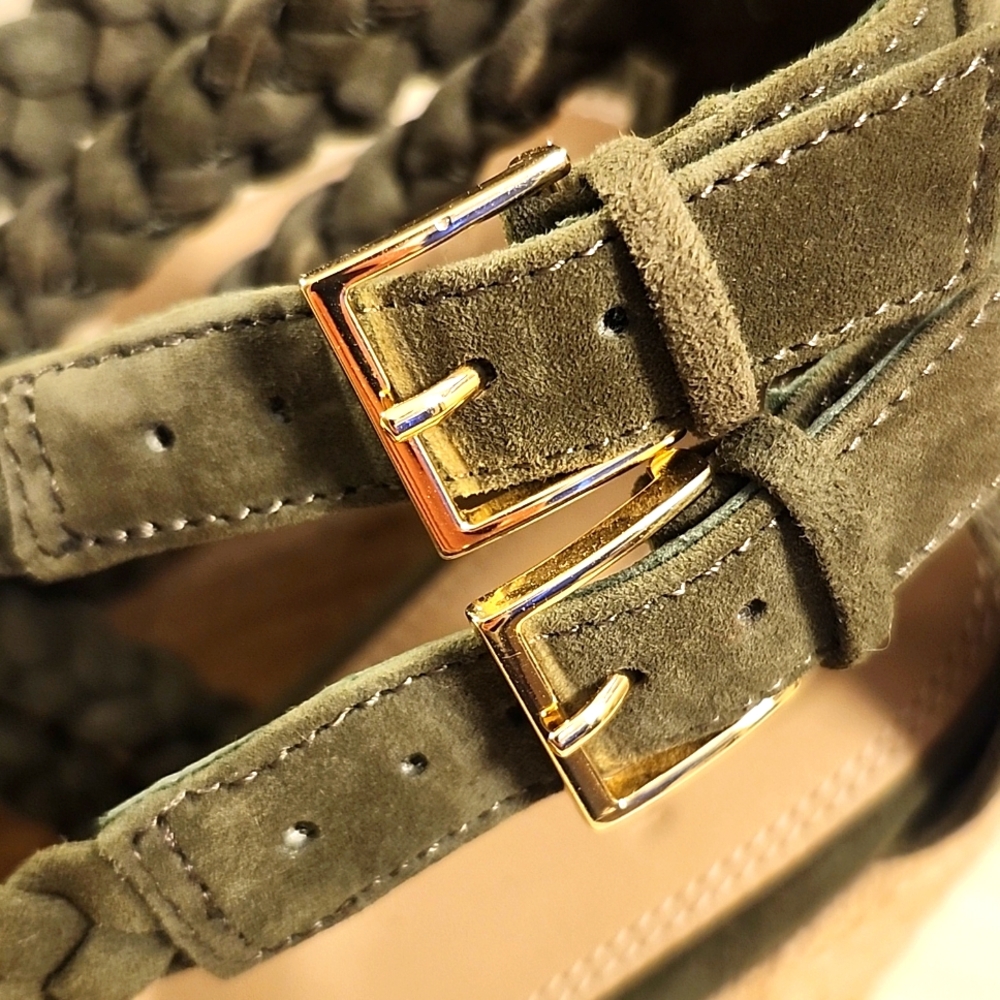 Tory Burch Green Suede Espidrilles - Picture 9 of 14